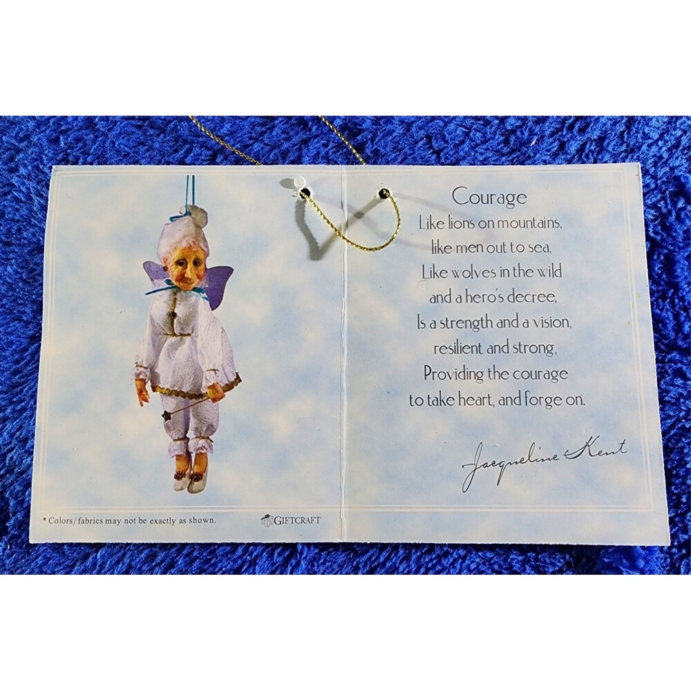 Jacqueline Kent’s FAIRY GODMOTHERS March’s Aquamarine COURAGE # 345103 ~Orig Box - Picture 10 of 16